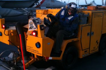 "Triverus Ships First Production Aircraft Carrier Cleaning Machine"